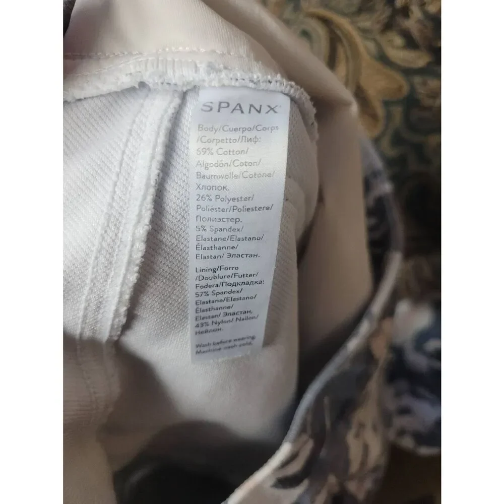 Spanx Jeanish Ankle Leggings, Floral Print, Women's Small